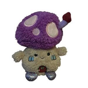 BumBumz Lyla Mushroom House Plush 4.5 Inch HomeBumz Jazwares Purple Cream Mini